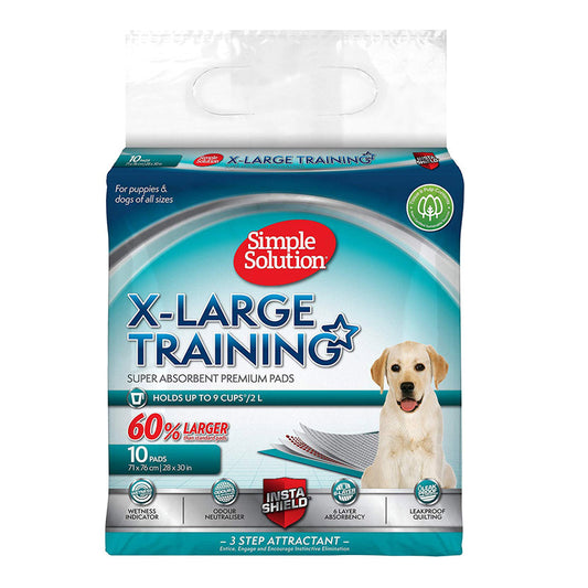 Simple Solution Extra Large Training Pads For Dogs-(Pack of-10 Pads)