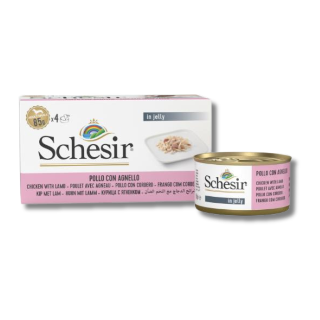 Schesir Dog Wet Food Chicken Fillets With Lamb-340g