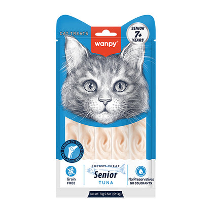 Wanpy Creamy Treat For Senior7+TUNA70g