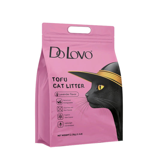 Do Lovo Tofu Cat Litter Lavender Flavor -2.5kg