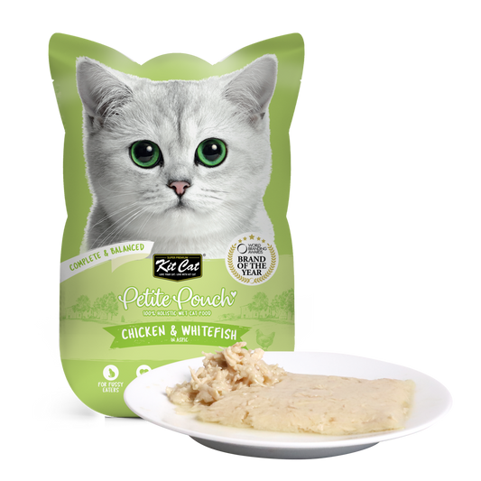 Kitcat Chicken and Whitefish Petite Pouch-70G