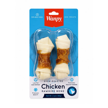 Wanpy Chicken & Rawhide Bone 2pcs - 60g