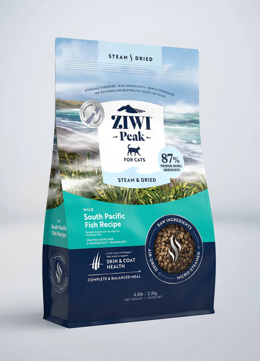 Ziwi Peak Steam & Dried Wild South Pacific Fish Recipe Dry Cat Food-2.2KG