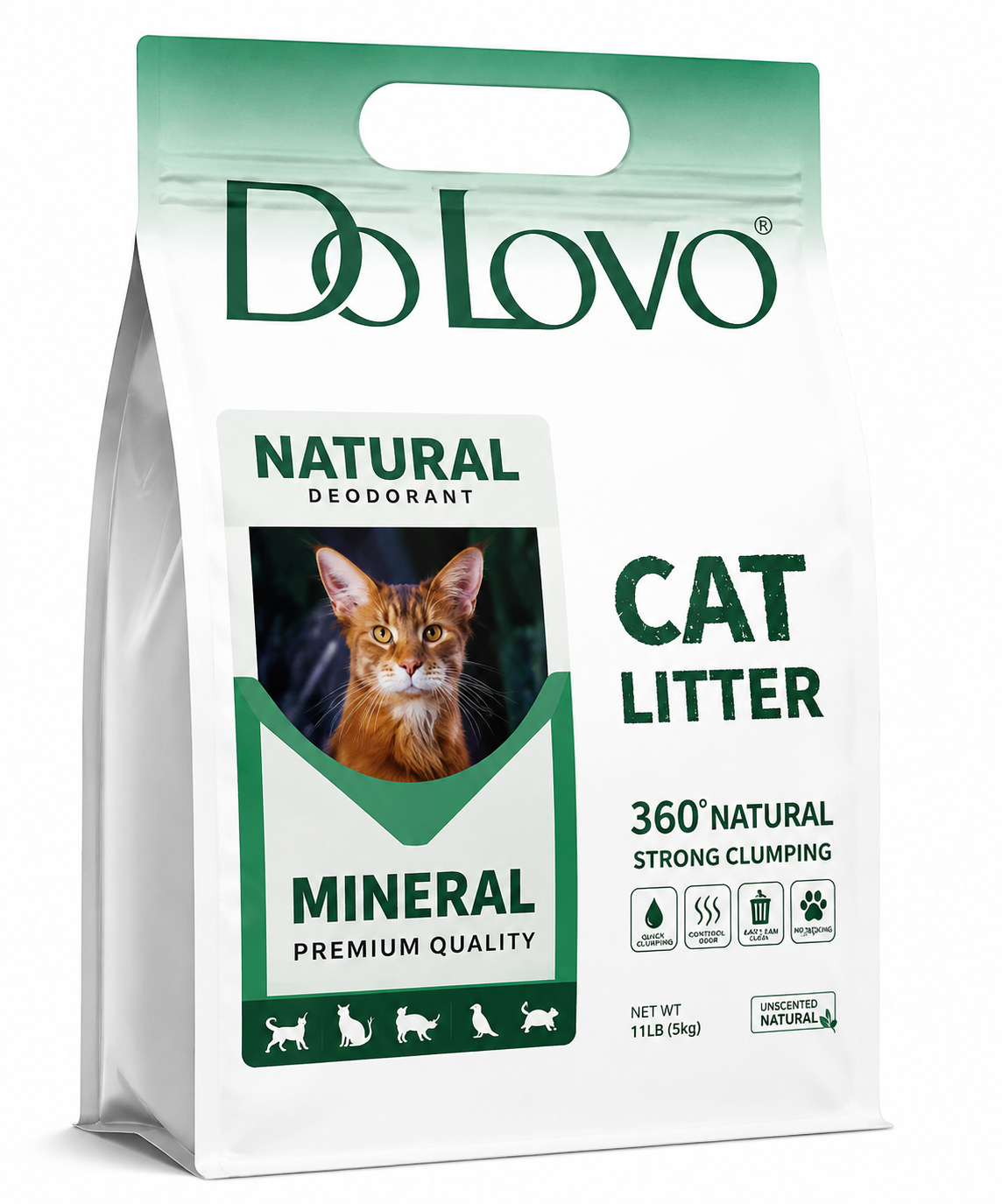 Do Lovo Natural Mineral Cat Litter - 5kg
