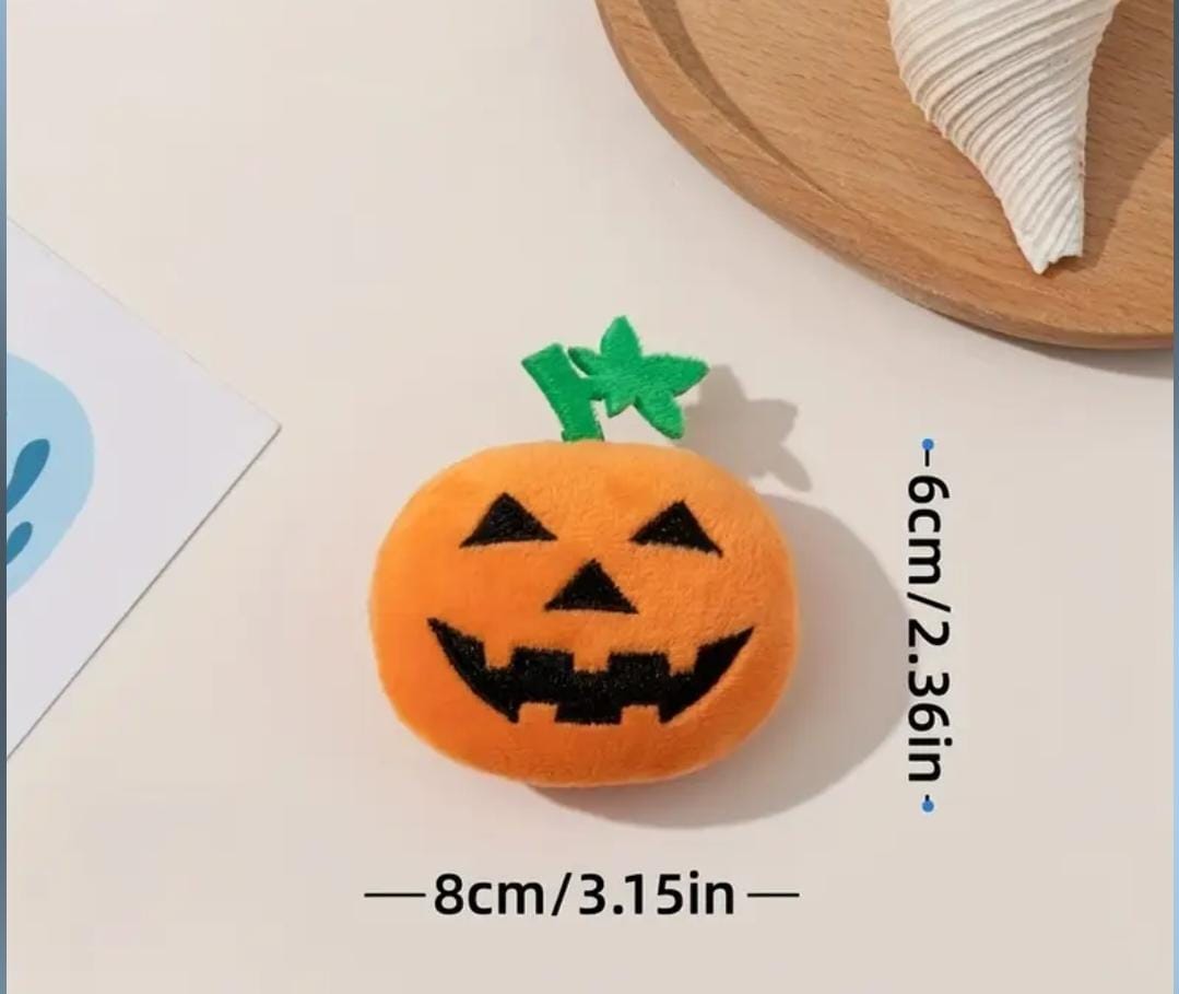 4pcs YIYUANPET Plush Squeaky Pumpkin Dog & Cat Toys