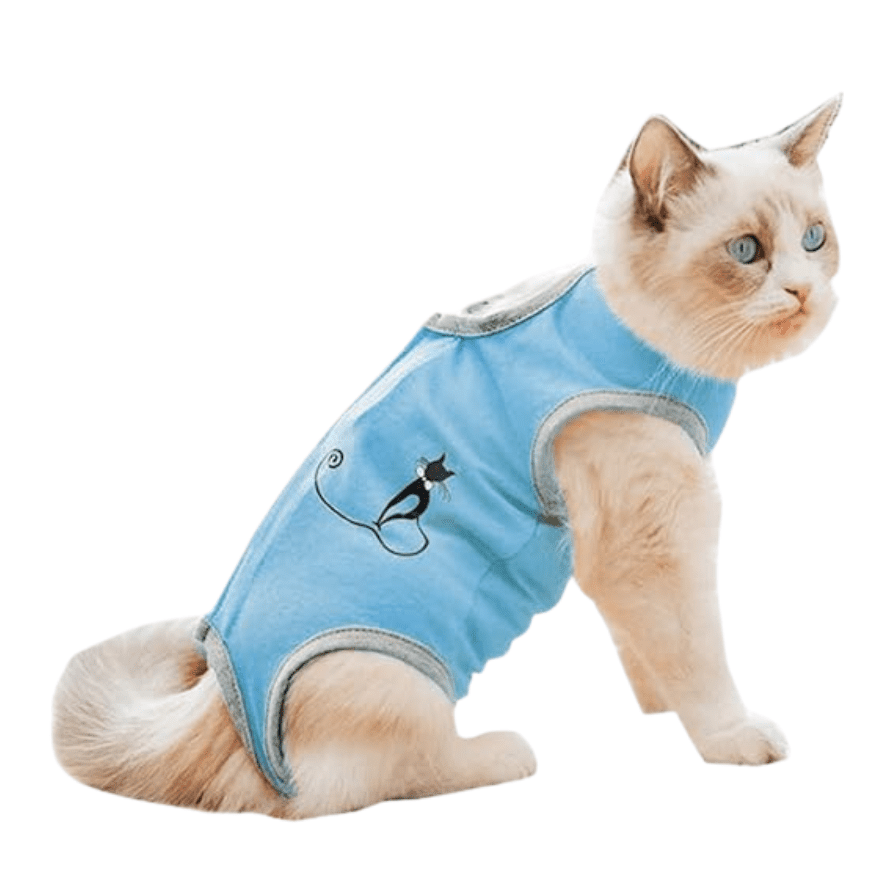 Cozy Paws Cat Surgical Recovery Suit - Medium