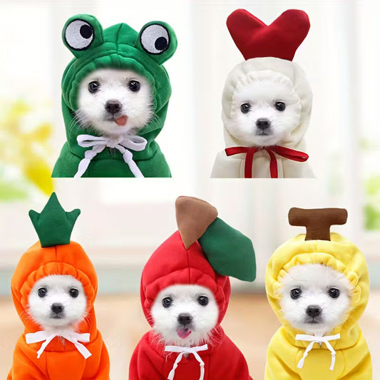 Fruit-Themed Pet Costume for Dogs and Cats