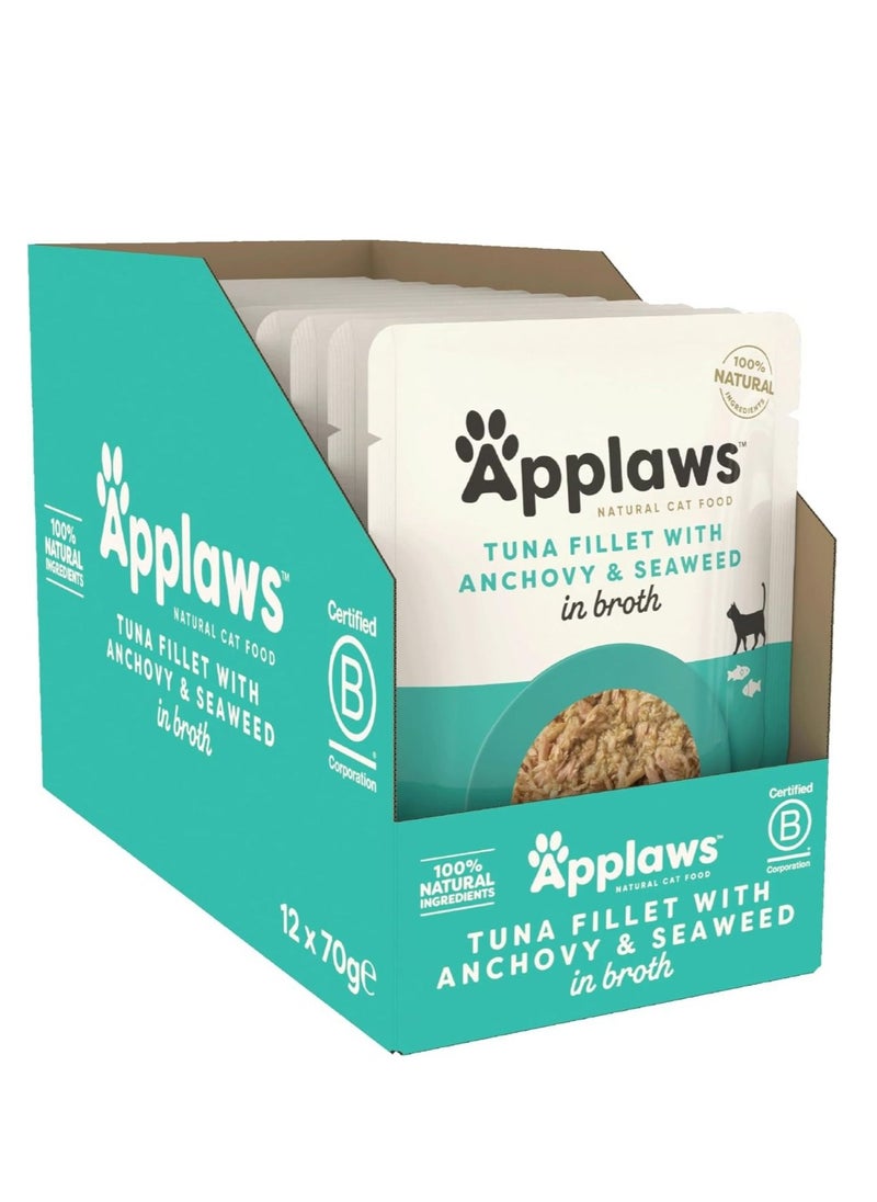 Applaws Tuna Fillet With Anchovy Wet Cat Food