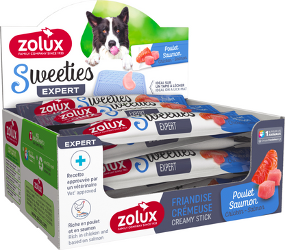 Zolux-Sweeties Creamy Stick For Dogs With Chicken & Salmon
