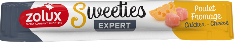 Zolux-Sweeties Creamy Stick For Dogs With Chicken & Cheese