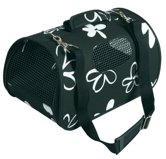 Zolux Pet Carrier Flower Black- Large
