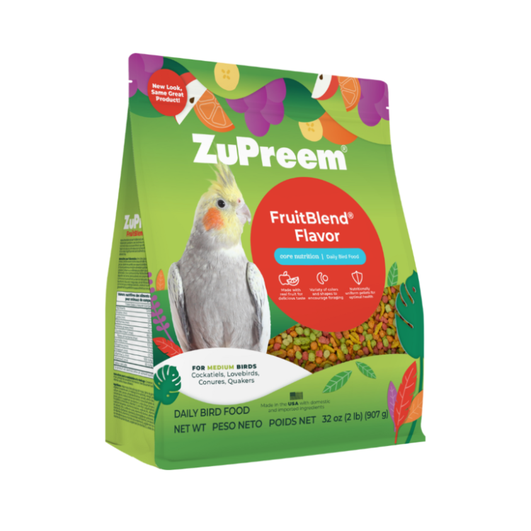 ZuPreem FruitBlend Flavor for Medium Birds 2lb (0.91kg)