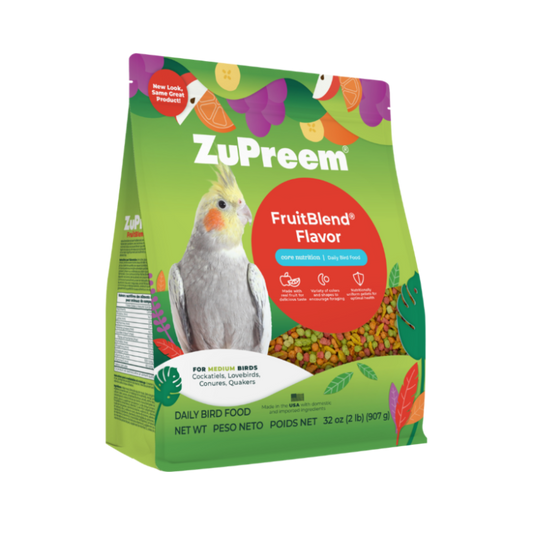 ZuPreem FruitBlend Flavor for Medium Birds 2lb (0.91kg)