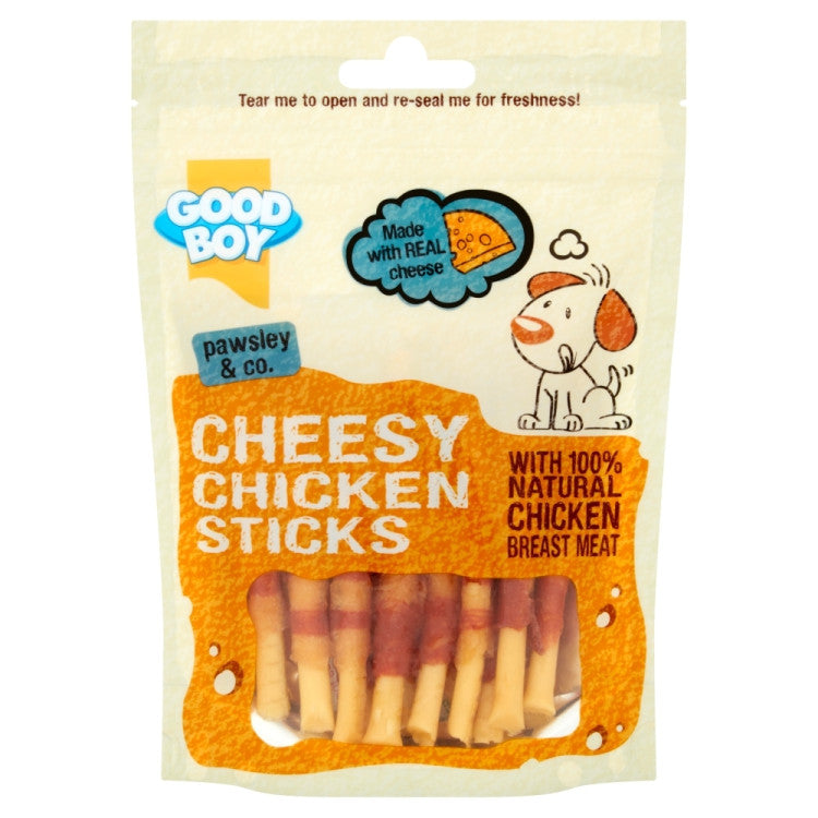 Goodboy Cheesy Chicken Sticks Dog Treats - 80G