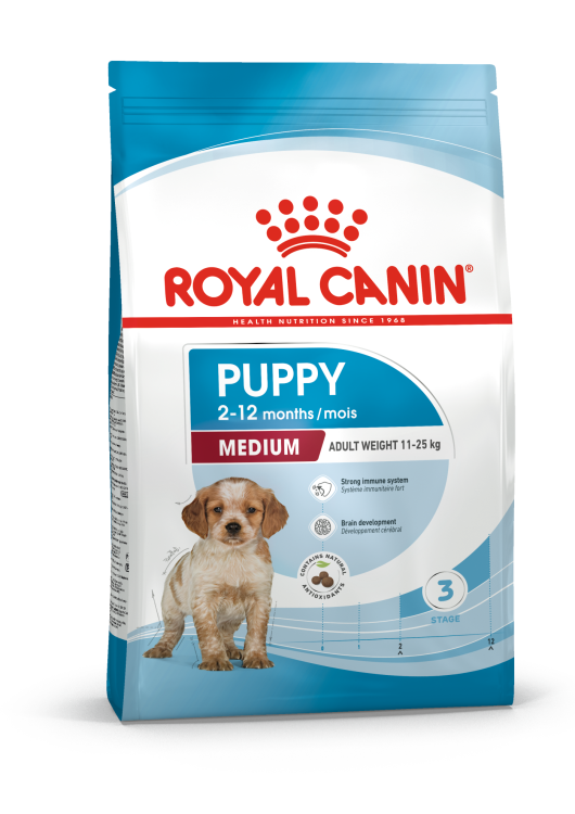 Royal Canin Size Health Nutrition Medium Puppy Dry Dog Food - 1Kg