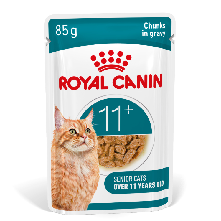 Royal Canin Feline Health Nutrition Ageing 11+ Gravy Cat Wet Food- 85g