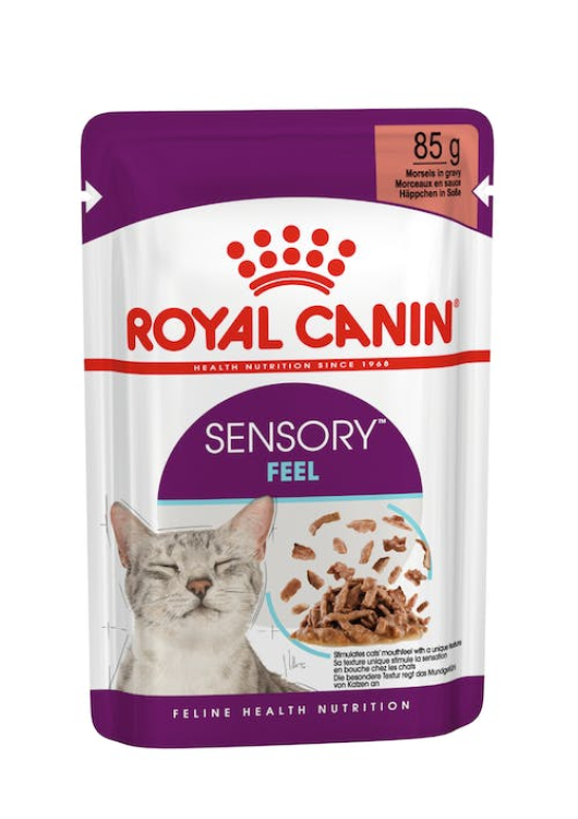 Royal Canin Feline Health Nutrition Sensory Feel Gravy Wet Cat Food - 85G