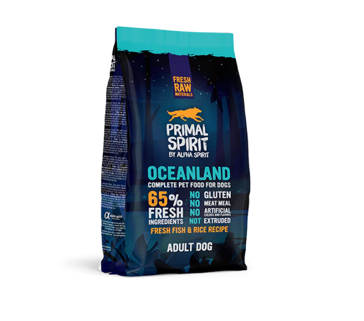 Primal 65% Oceanland Adult Dry Dog Food - 1KG (Best Before 15-01-2026)