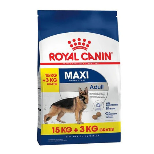 Royal Canin Adult Large Size Health Nutrition Maxi Adult Dog Food Dry-  15+3kg