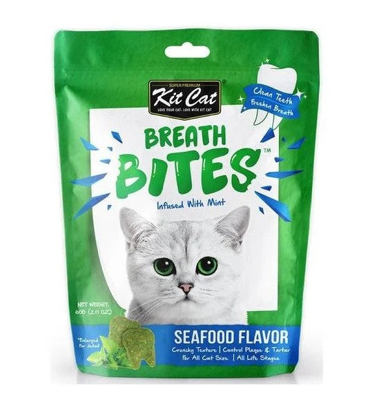 Kit Cat Breath Bites Seafoods Flavor 60g