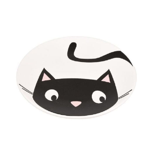 Flamingo Guus Ceramic Mosaic Cat Bowl-White