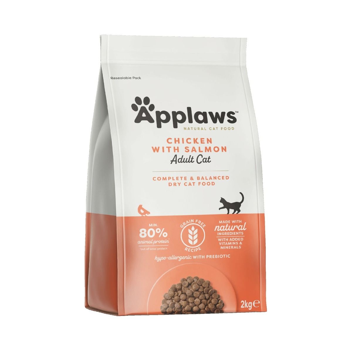 Applaws Chicken with Salmon Adult Dry Cat Food - 2Kg