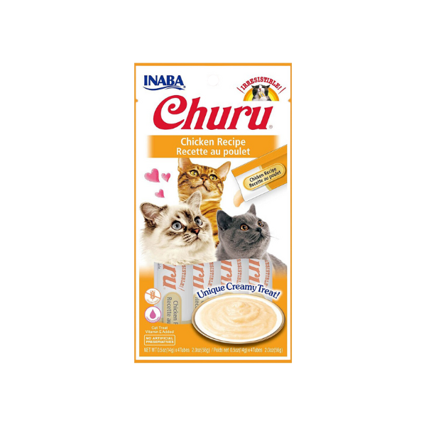 Inaba-Churu Chicken Recipe Cat Treats- (4x14g)