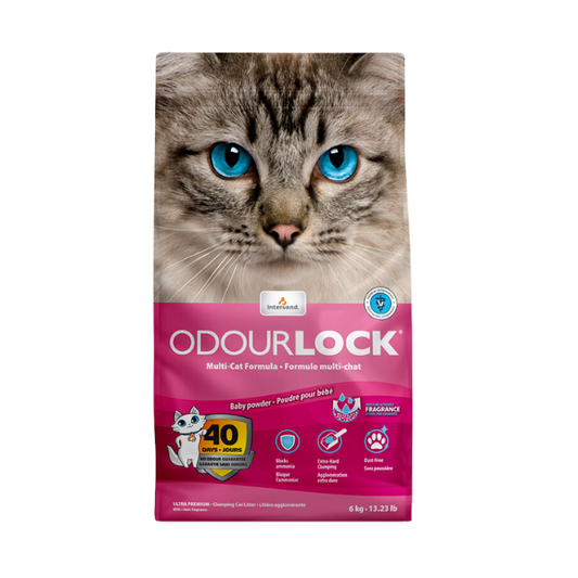 Intersand Odourlock Baby Powder Cat Litter - 6kg