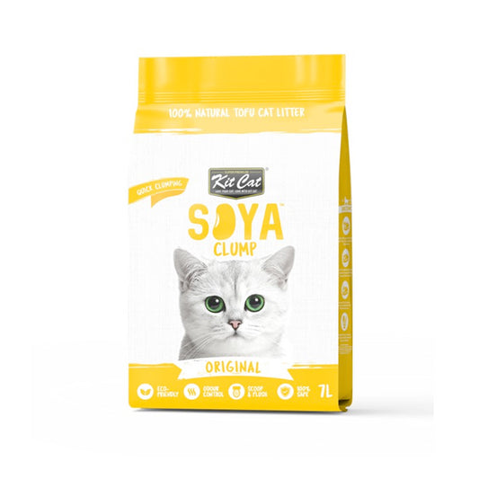 Kit Cat SoyaClump Soybean Unscented Cat Litter 7L