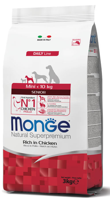 Monge Mini Senior with Chicken- 3Kg