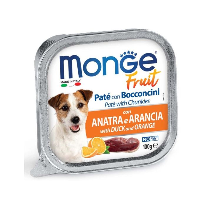 Monge Dog Fruit Duck & Orange -100g