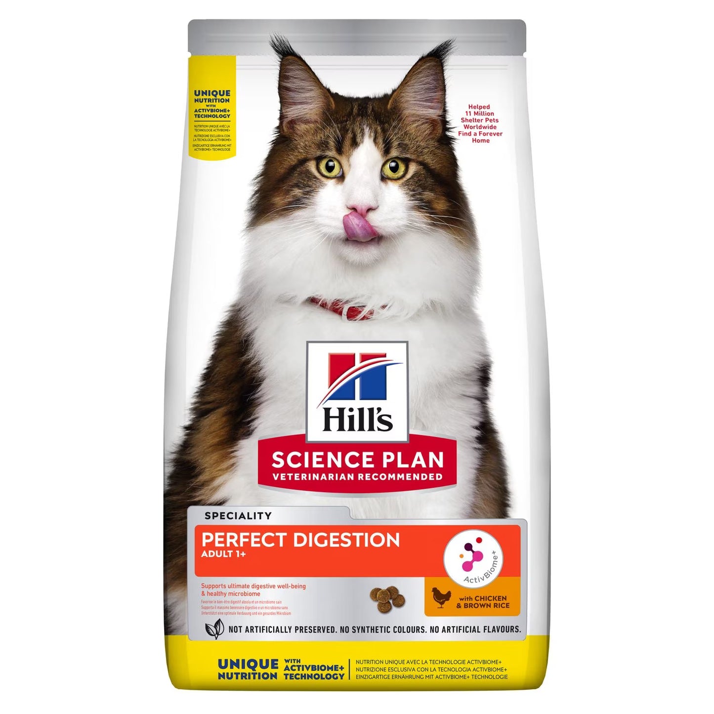 Hills Science Plan Adult Perfect Digestion Cat Dry Food With Chicken & Brown Rice