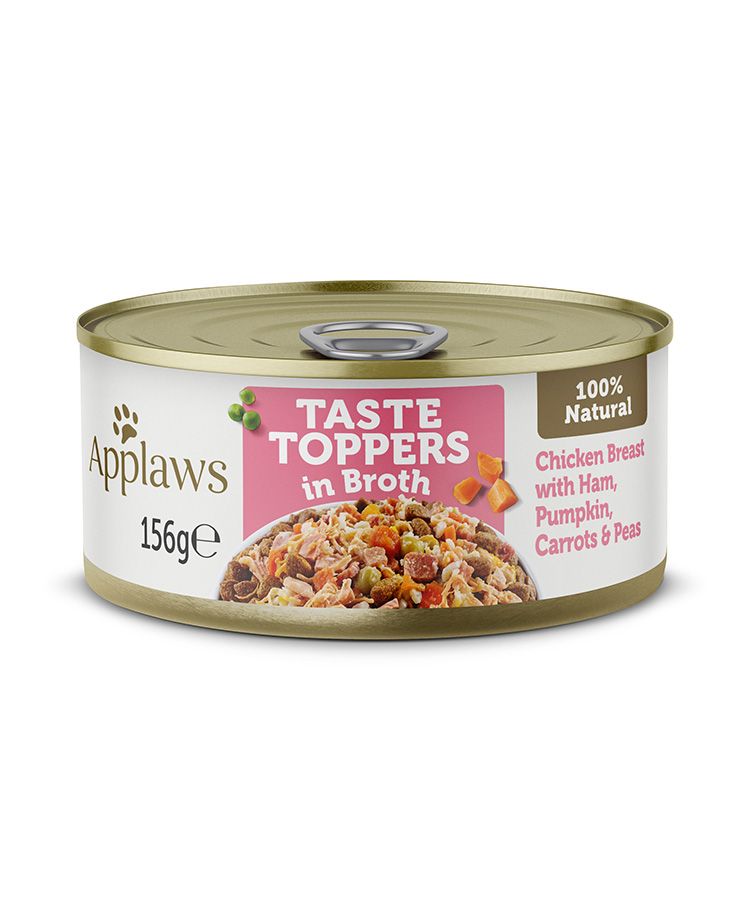 Applaws Taste Topper Broth Chicken Salmon Dog Tin Wet Dog Food