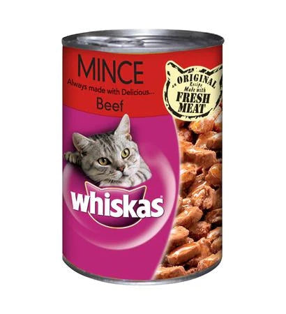 Whiskas Beef in Gravy Can Cat Food - 400g