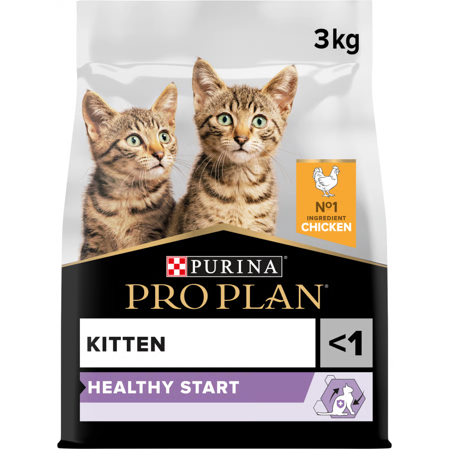 Purina Pro Plan Healthy Start Original Kitten Dry Cat Food with Chicken - 3KG