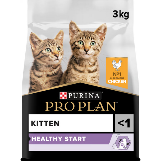 Purina Pro Plan Healthy Start Original Kitten Dry Cat Food with Chicken - 3KG