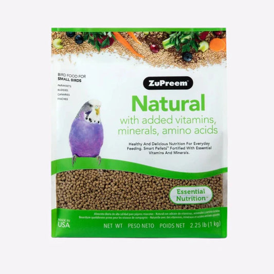 ZuPreem Natural Avian Diet For Small Birds-1.13kg (2.25Lb)